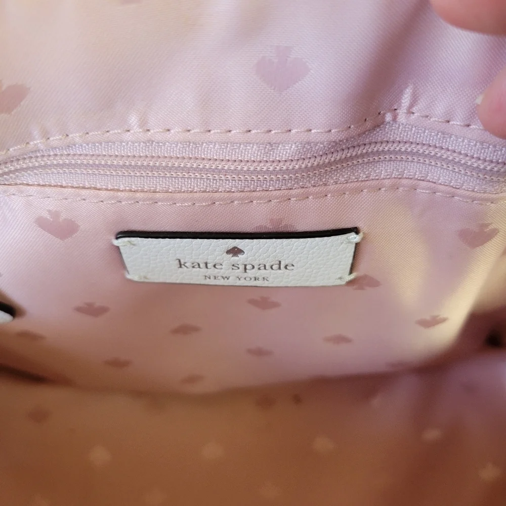 KATE SPADE // Ltd Ed color block patterson dome satchel medium detachable strap